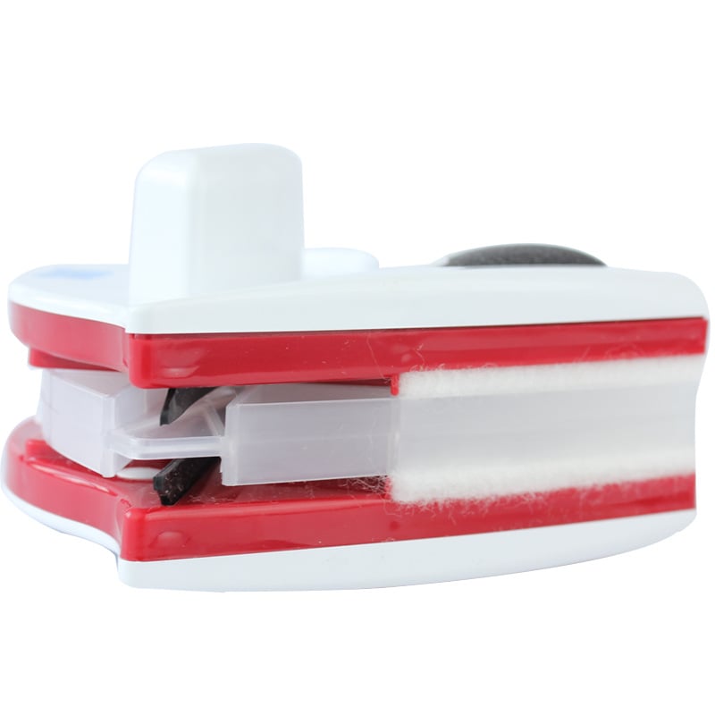 Curățător Magnetic pentru Geamuri Dublă Față 16x13.5cm, cu Șnur de Siguranță și Bureți de Rezervă