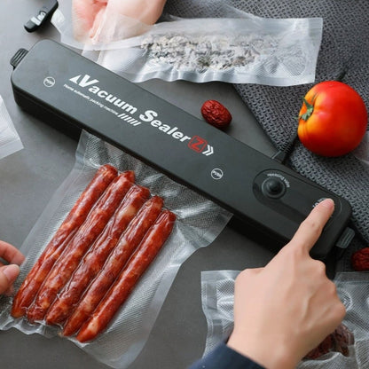 Aparat Automat de Vidat și Sigilat Alimente Proaspete, Funcție Dublă Vidare Umed/Uscat + Pungi Incluse