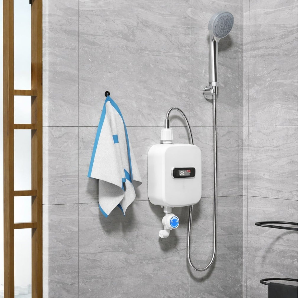 Mini Boiler Electric Instant de Apă Caldă 3500W cu Afișaj Digital LCD și Încălzire Rapidă