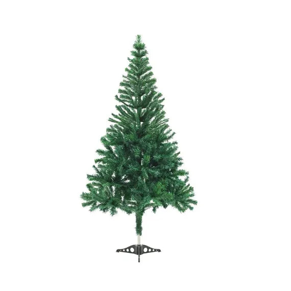 Brad Artificial de Crăciun 150 cm cu Suport Inclus, Verde Natural Bogat
