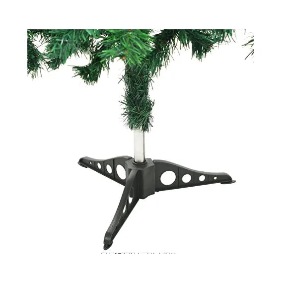 Brad Artificial de Crăciun 150 cm cu Suport Inclus, Verde Natural Bogat
