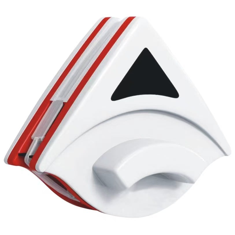 Curățător Magnetic pentru Geamuri Dublă Față 16x13.5cm, cu Șnur de Siguranță și Bureți de Rezervă