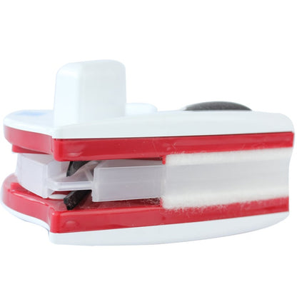 Curățător Magnetic pentru Geamuri Dublă Față 16x13.5cm, cu Șnur de Siguranță și Bureți de Rezervă