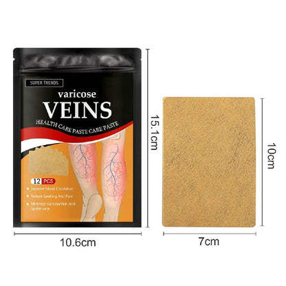 Set Plasturi Tratament Varice și Picioare Grele cu Extracte Naturale din Plante